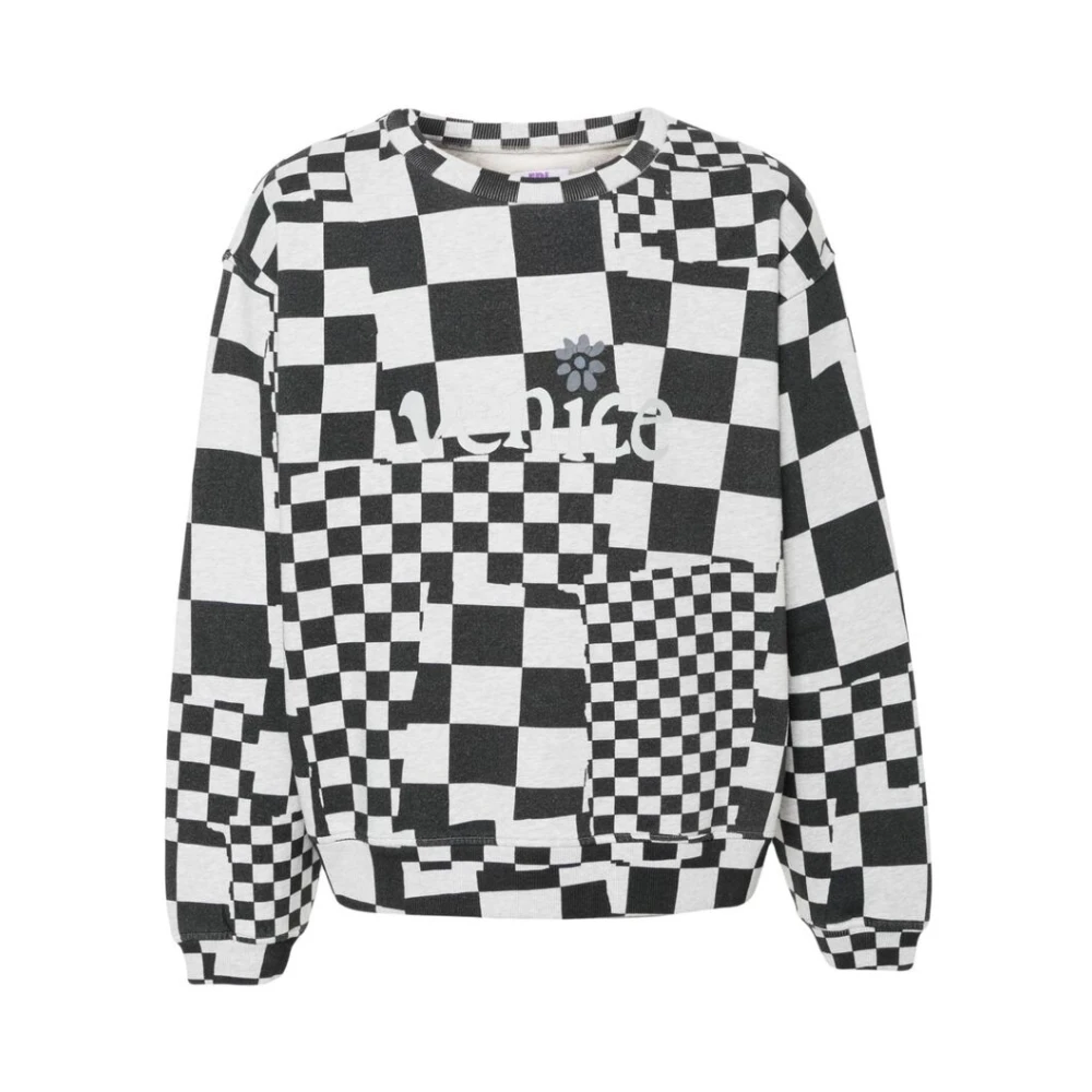 ERL Sweater met ruitjesprint Multicolor Heren