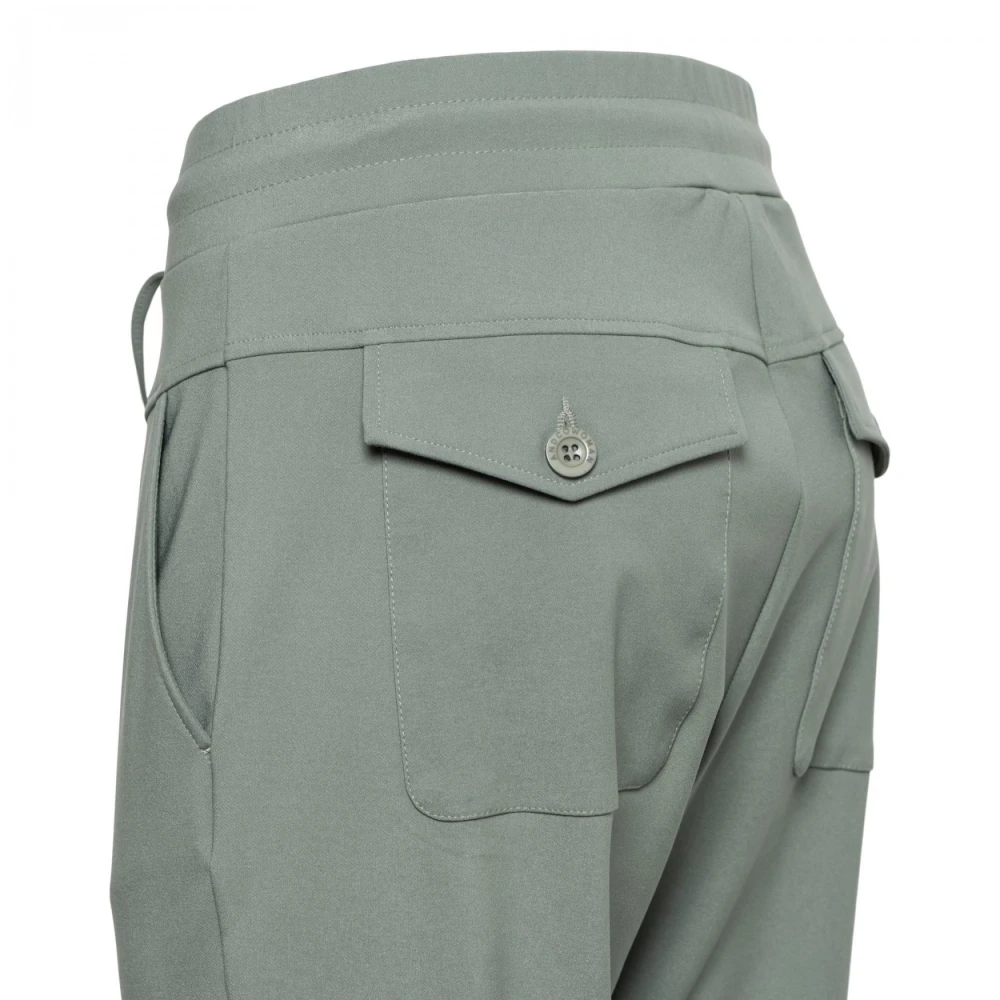 &Co Woman Joggingbroek voor heren comfortabel en stijlvol Green Dames
