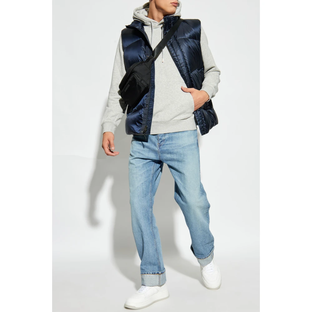 Woolrich Donsvest met opstaande kraag Blue Heren