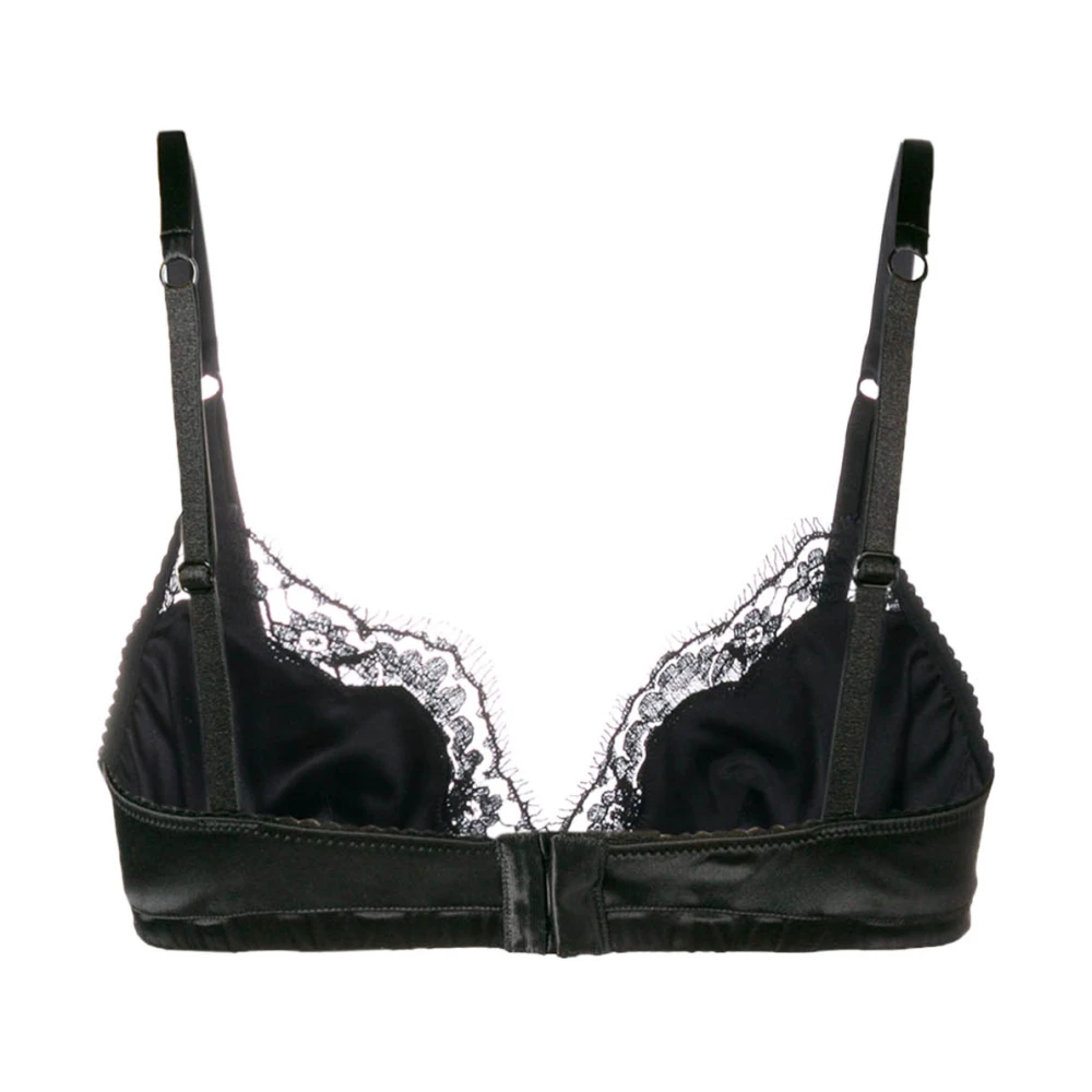 Dolce & Gabbana Satijnen Beha Black Dames