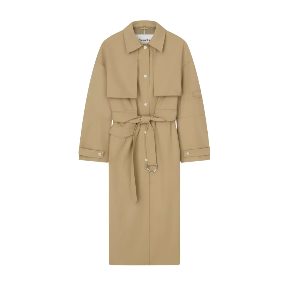 Nanushka Beige trenchcoat Elinor Beige Dames