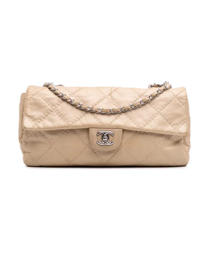 pre-owned-cuir-sacs-chanel