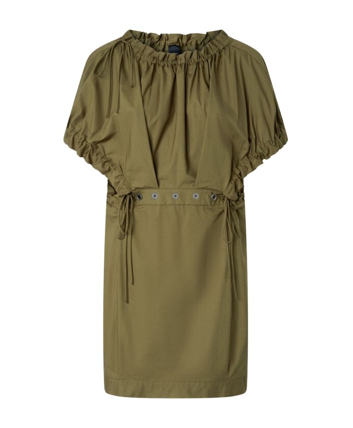 tunique-en-coton-vert-avec-cordons