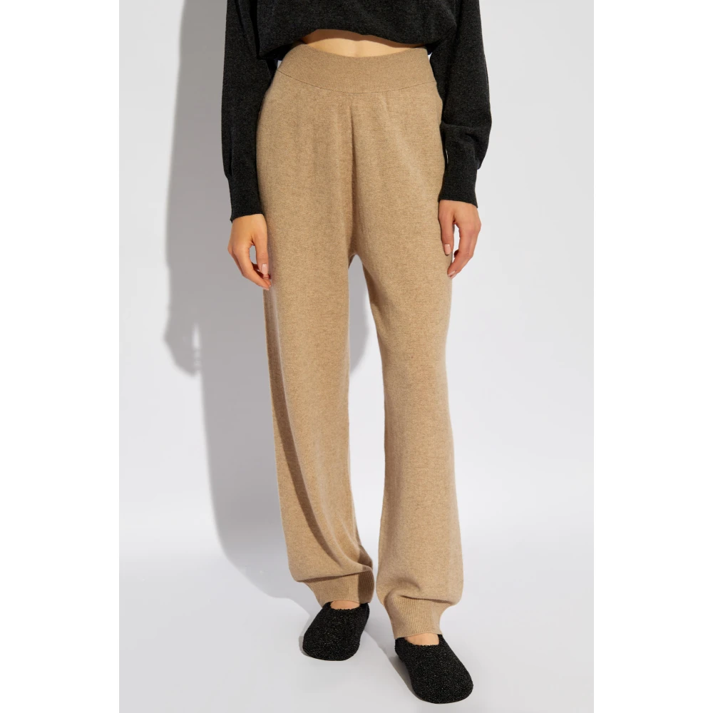Stella Mccartney Elastische taille broek Beige Dames