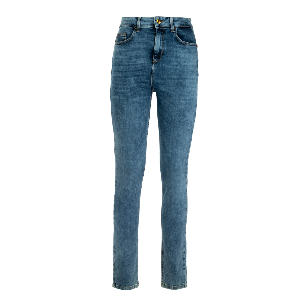 Liu Jo Hoge Taille Skinny Jeans Blue Dames