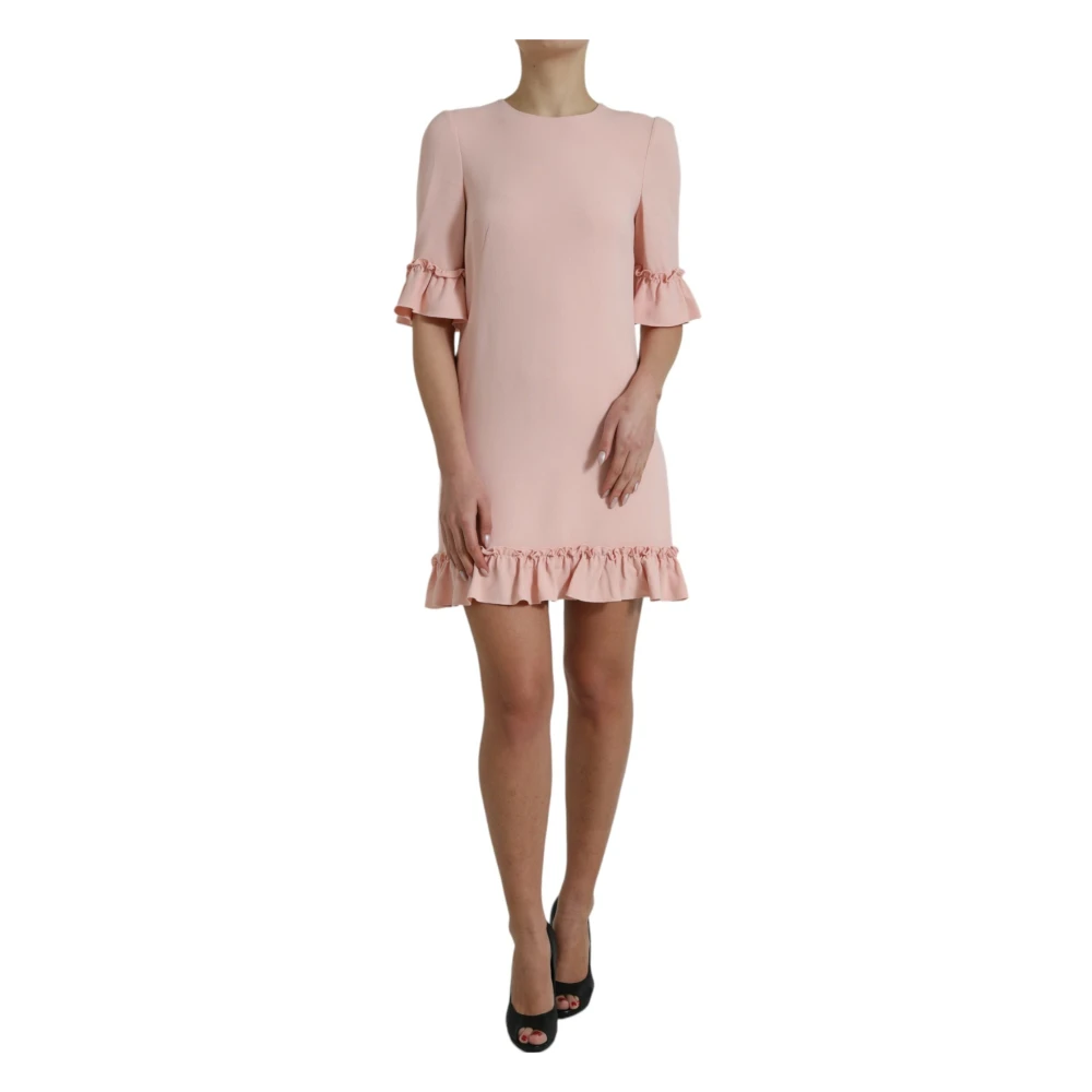 Dolce & Gabbana Short Dresses Pink Dames