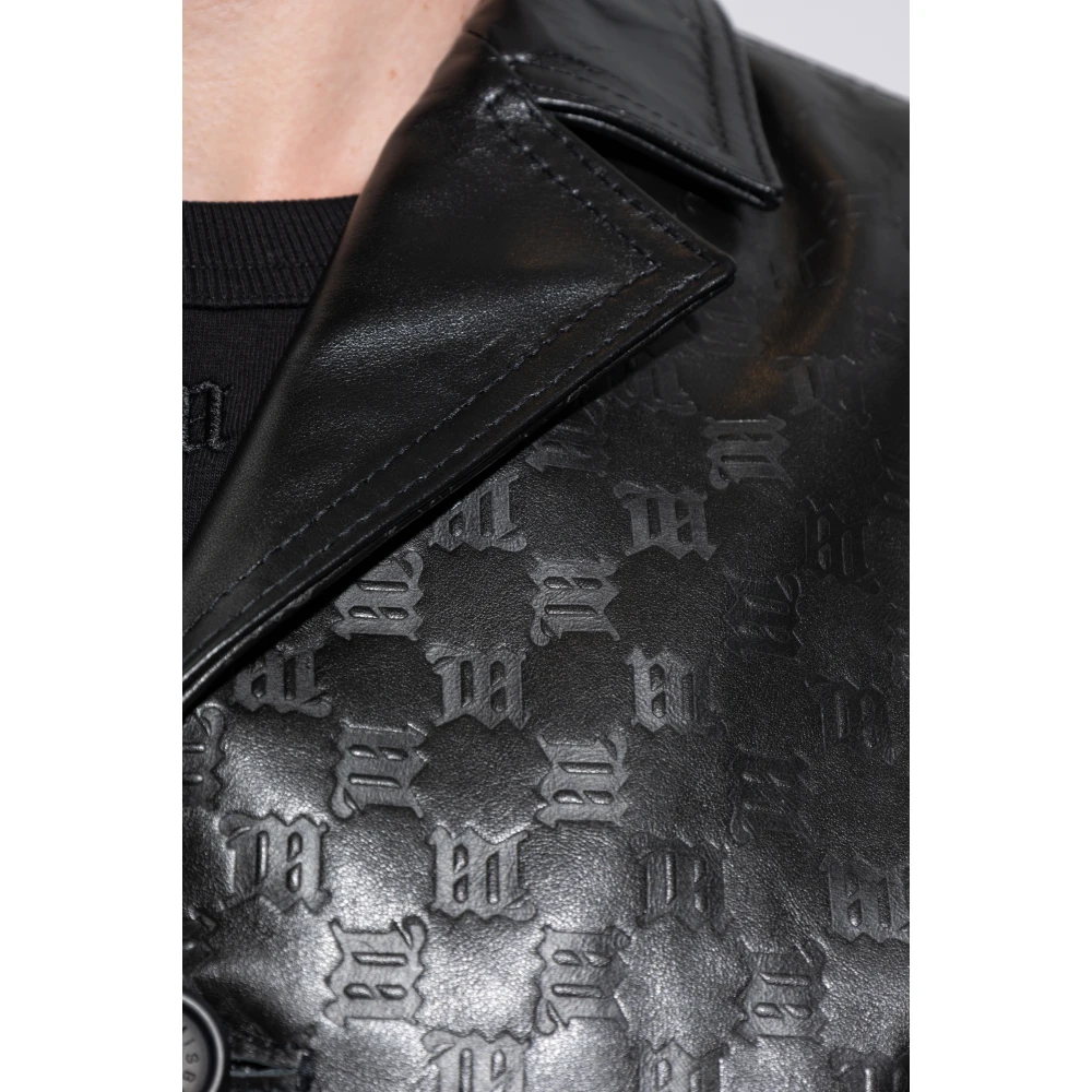 Misbhv Leren jas Black Heren