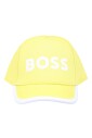 casquette-visiere-en-coton-jaune-avec-logo