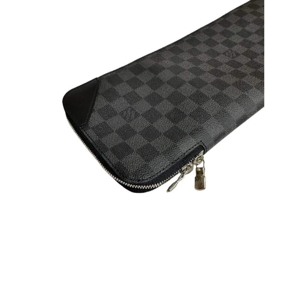 Louis Vuitton Vintage Pre-owned Canvas clutches Black Dames