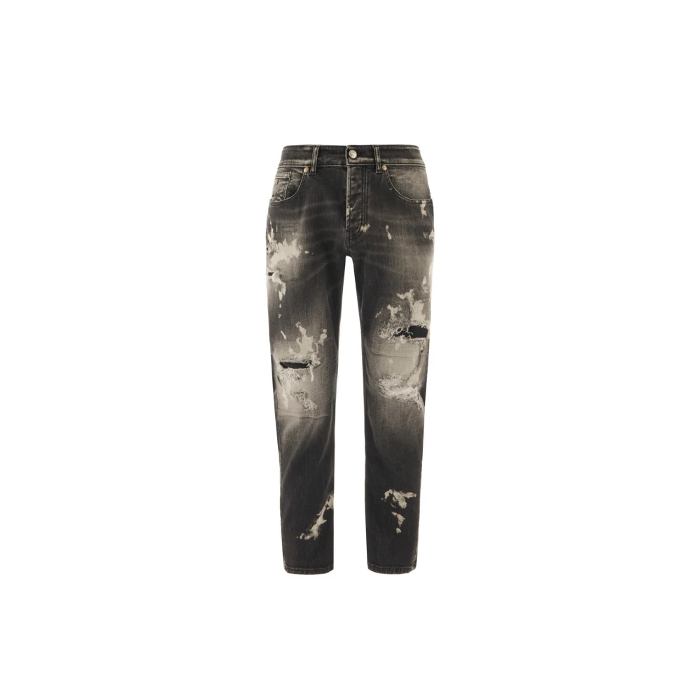 John Richmond Reguliere jeans met vervaagde wassing Gray Heren