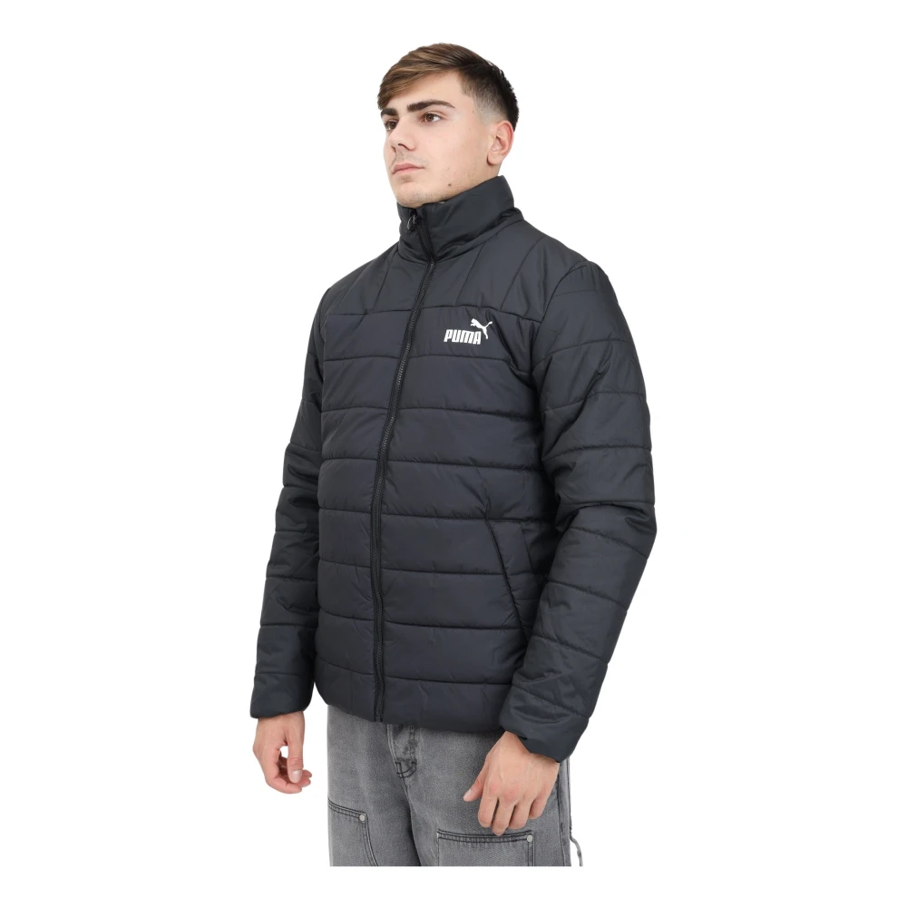 Puma Essentials+ Zwarte Heren Pufferjas Black Heren