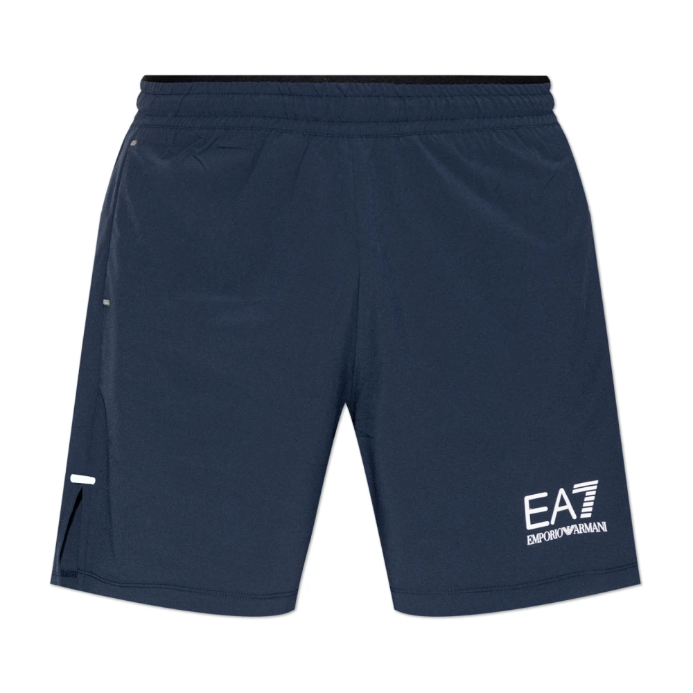 Emporio Armani Ea7 Uomo Blu Pantaloncini, 2XL, New,