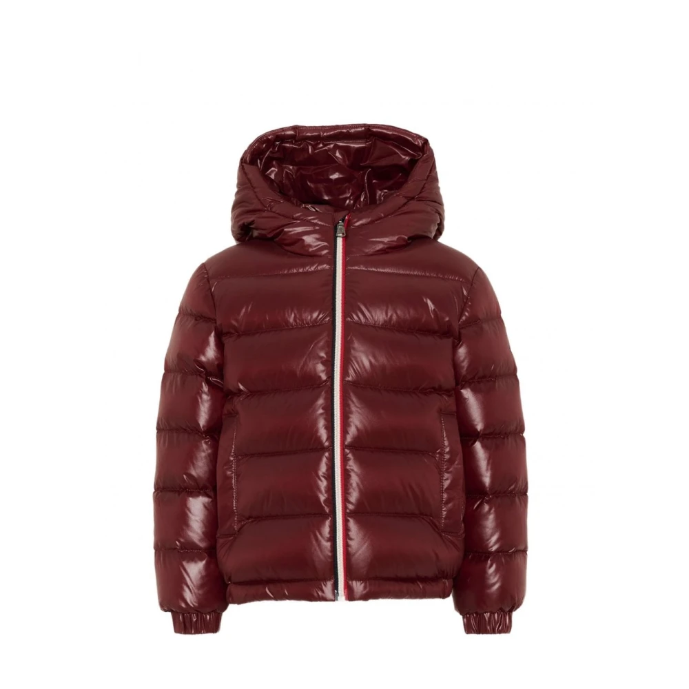Moncler New Aubert Jacket - Unisex - Winter Jackets - Red - 8 Y - Kids