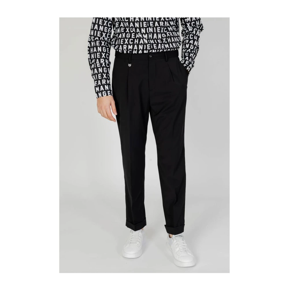 Antony Morato Slim Fit Polyester Blend Broek Black Heren