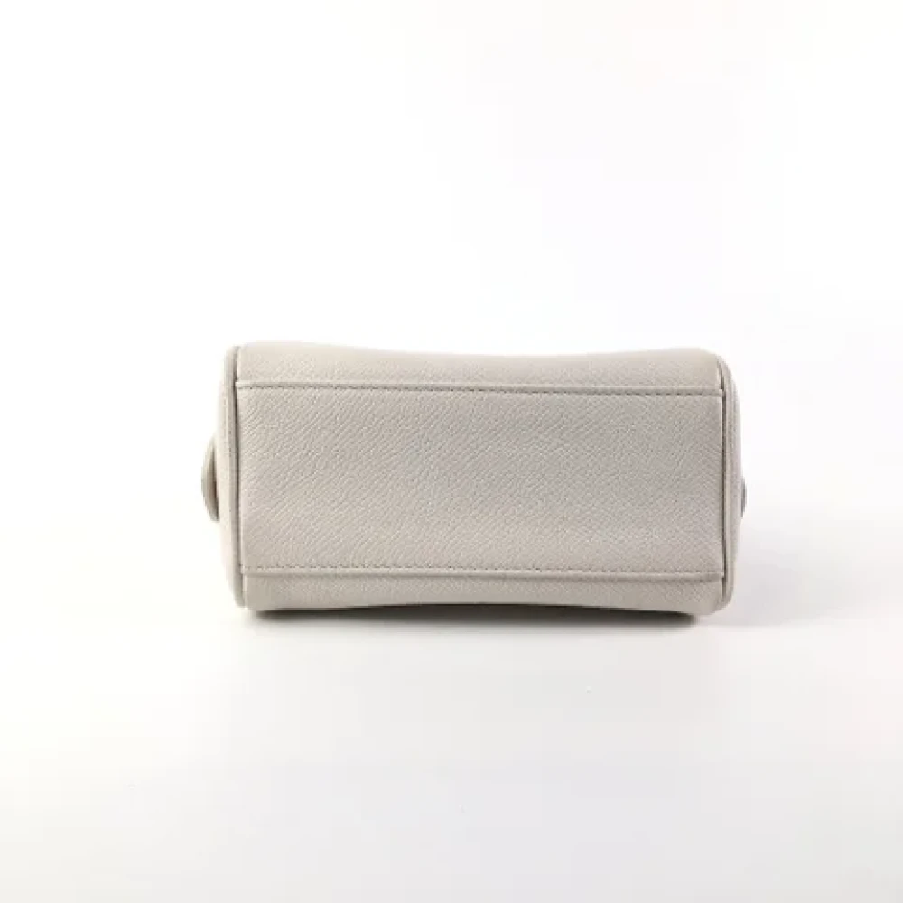 Celine Vintage Pre-owned Leather celine-bags White Dames