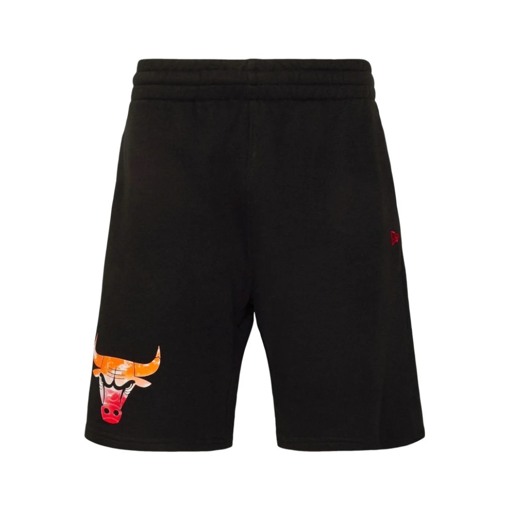 new era Bulls Ski Print Chibul Shorts Black Heren