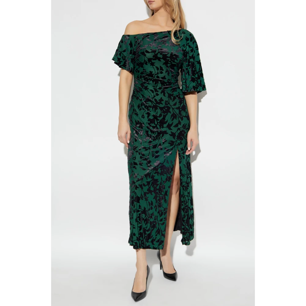 Diane Von Furstenberg Jurk Eleora Green Dames