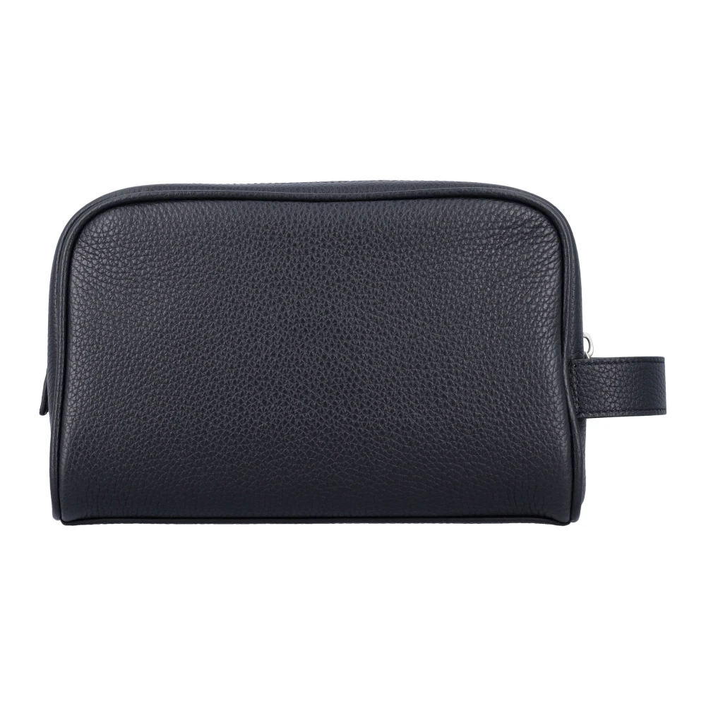 Bally Zwarte Beauty Case met Ribbon Washbag Black Heren