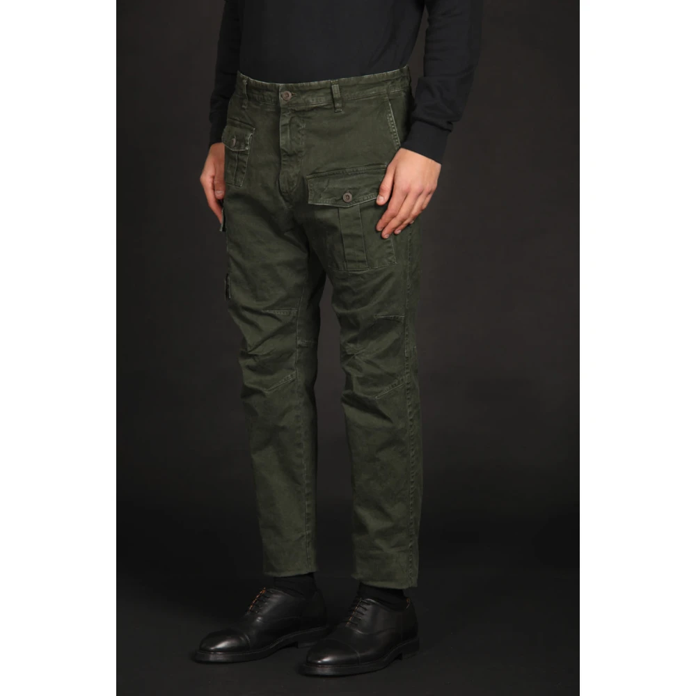 Mason's Coolpocket Cargo Broek Groen Wortelpasvorm Green Heren