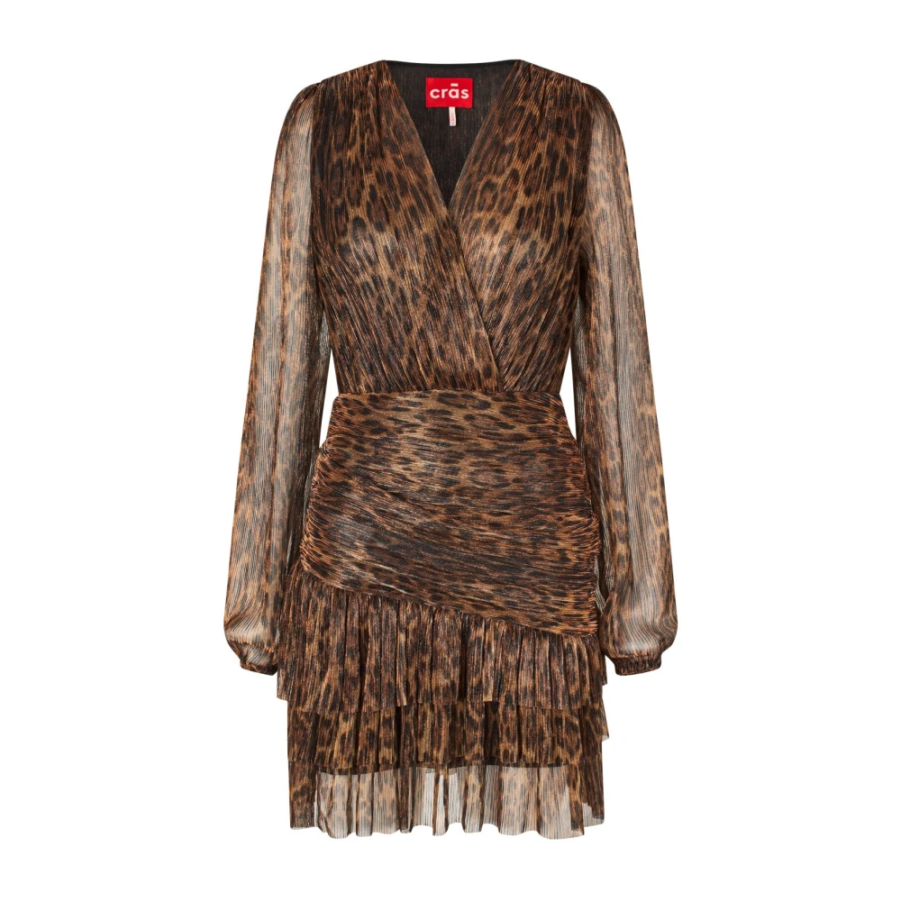 Cras Stijlvolle Angel Jurk voor Feesten Brown Dames