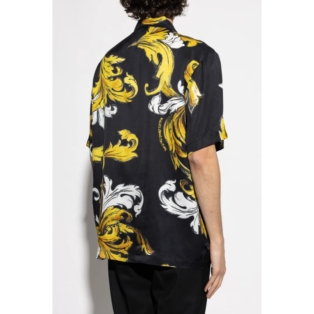 Versace Jeans Couture Shirt met logo Black Heren