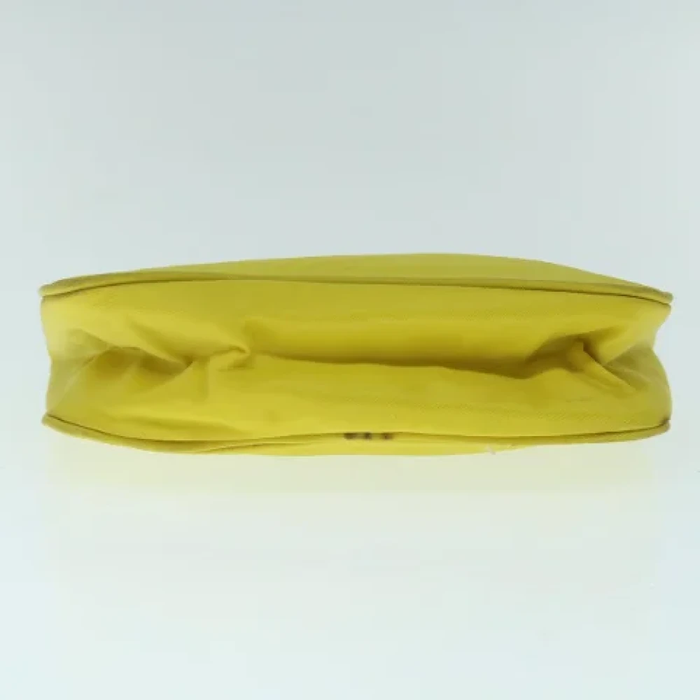 Prada Vintage Pre-owned Nylon pouches Yellow Dames