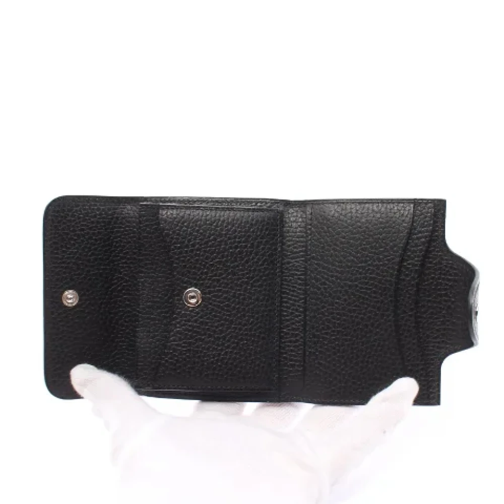 Hermès Vintage Pre-owned Fabric wallets Black Dames