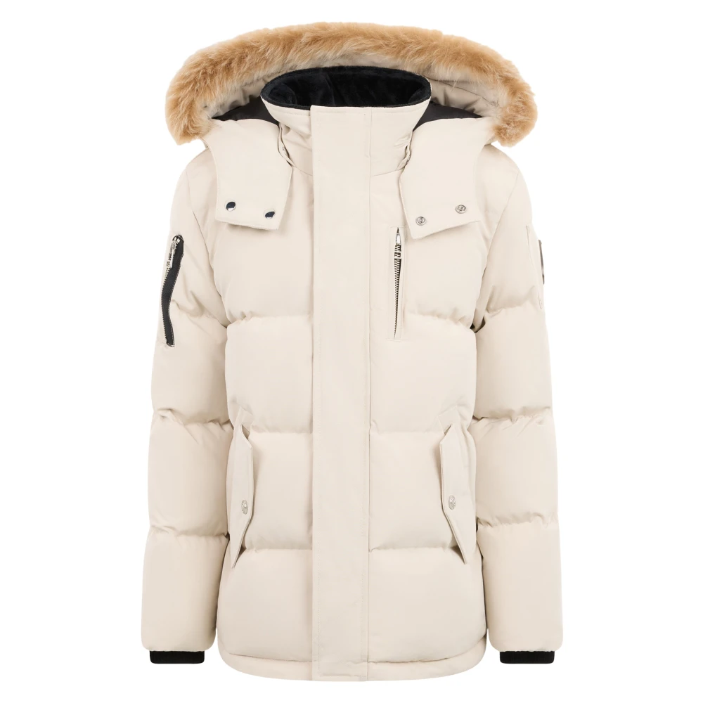 Moose Knuckles Unisex Beige 3Q Down Padded Puffer Jacket