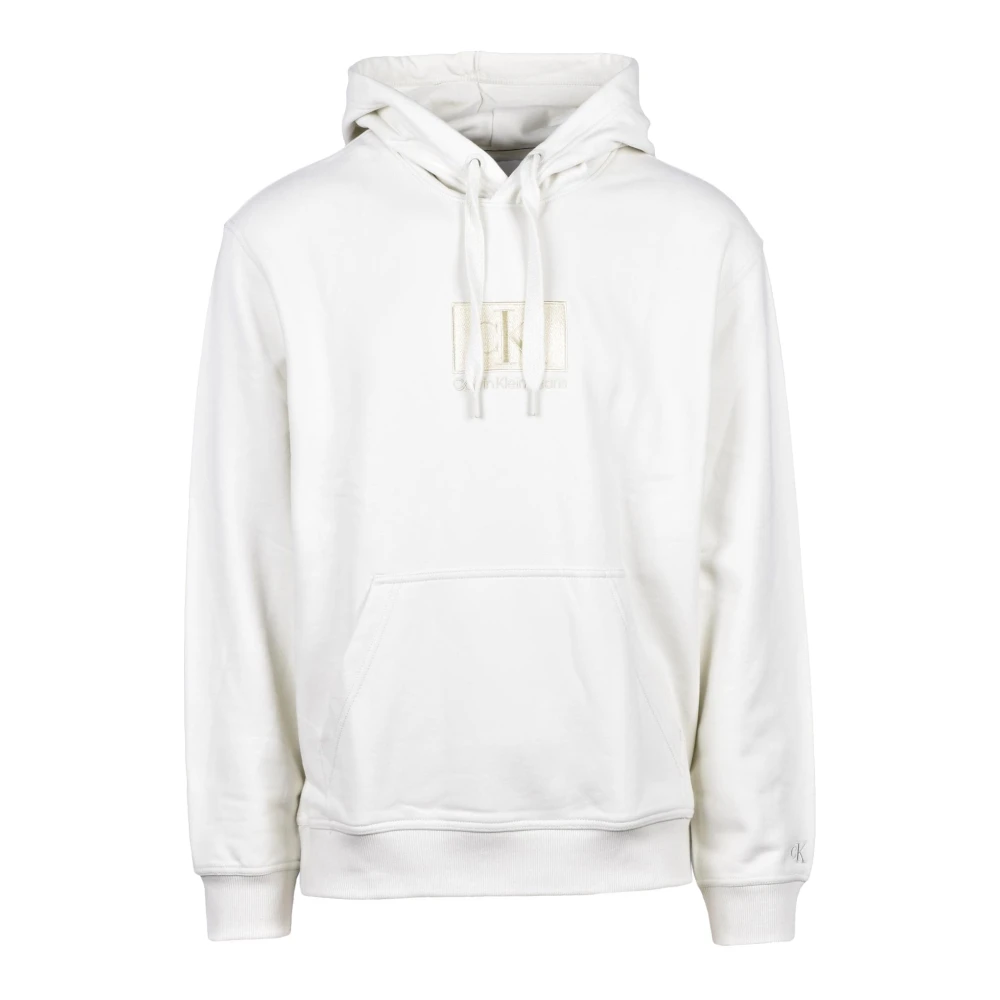 Calvin Klein Jeans Katoenen Sweatshirt White Heren