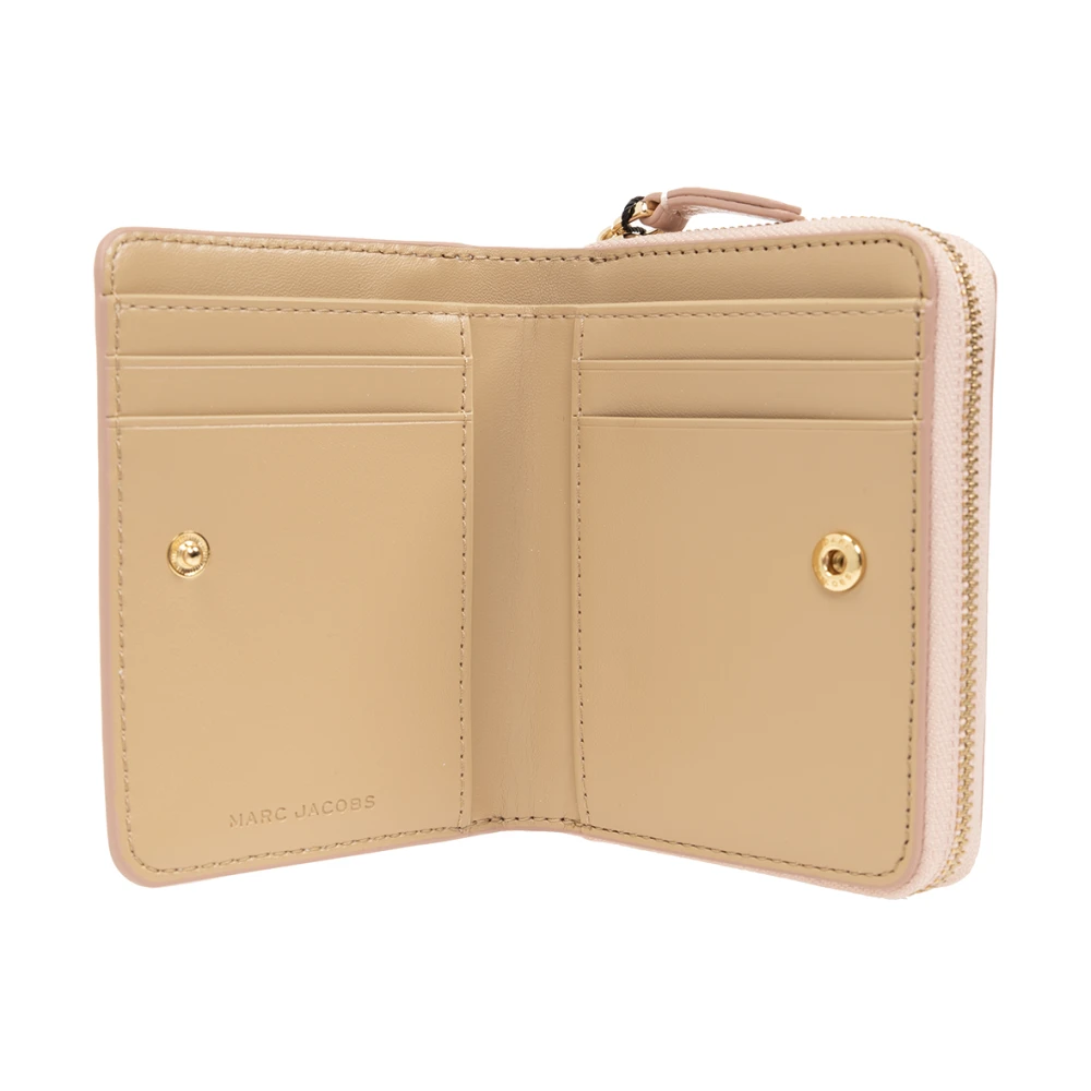 Marc Jacobs Mini Compacte Portemonnee Pink Dames