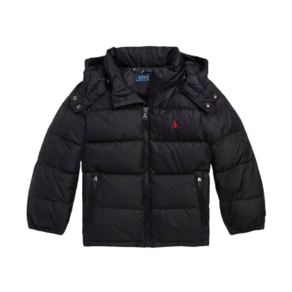 Ralph Lauren Black Winter Jackets, Male, 4 Y, Bomber Winter Jacket