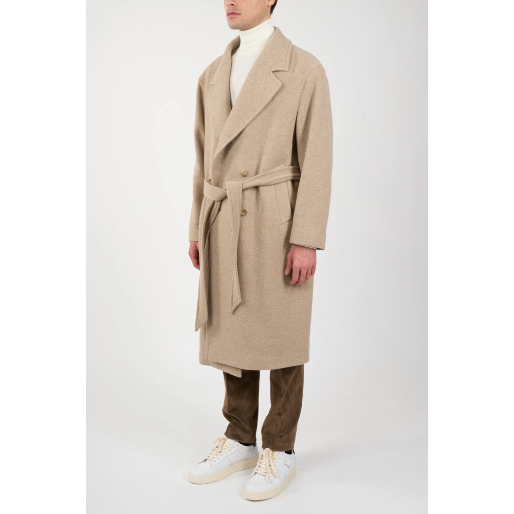 Tagliatore Jas van zuivere wol Beige Heren