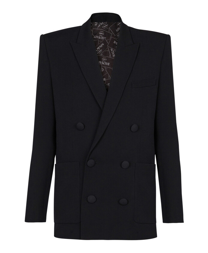 blazer-en-grain-de-poudre