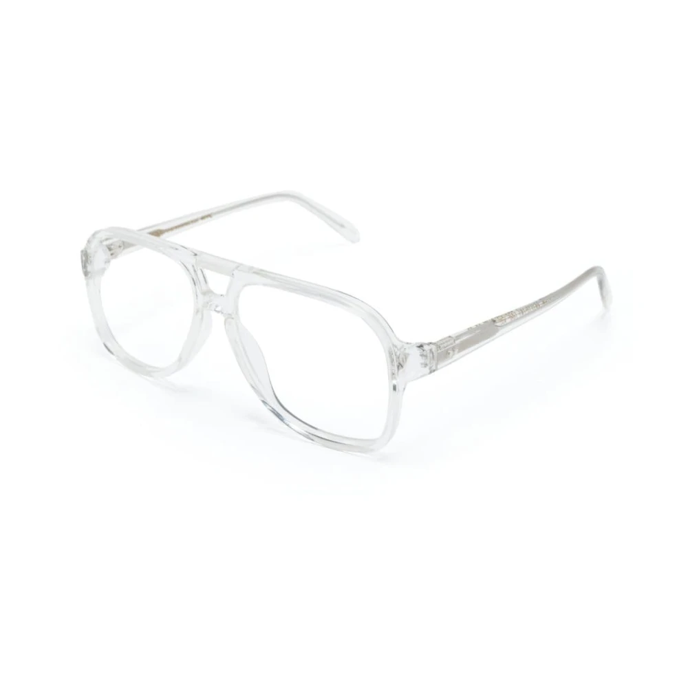 Moscot Unisex Gray Glasses, 54 Mm, Sheister Opt Crystal Optical Frame