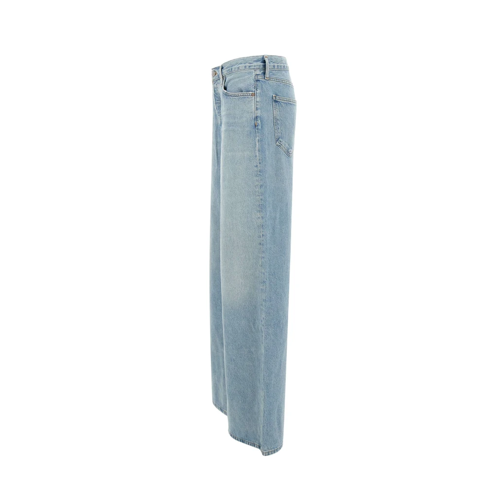 Agolde Geregenereerde katoenen spijkerbroek lichtblauw Blue Dames