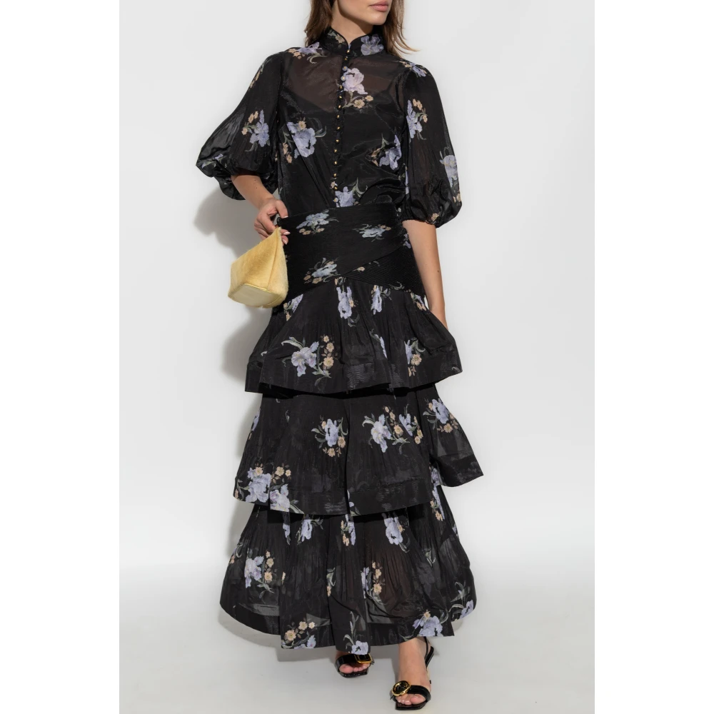 Zimmermann Shirt met bloemenpatroon Black Dames