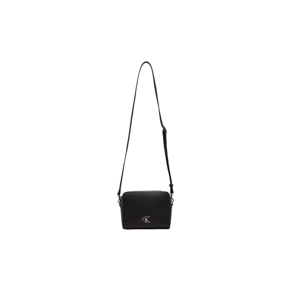 Calvin Klein Jeans Stijlvolle Polyurethaan Handtas Dames Collectie Black Dames