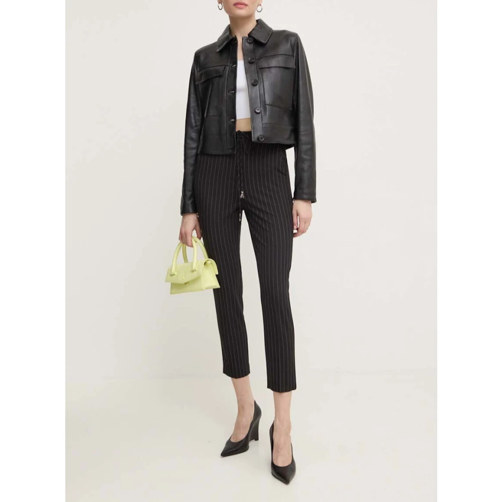 PATRIZIA PEPE Slimme Sigarettenbroek Black Dames