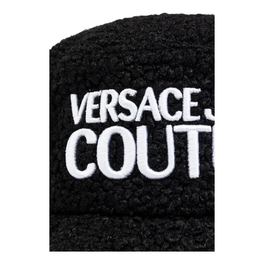 Versace Jeans Couture Pet met geborduurd logo Black Heren
