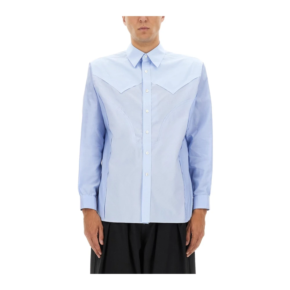 Maison Margiela Herren Blau Shirts, Mgröße: