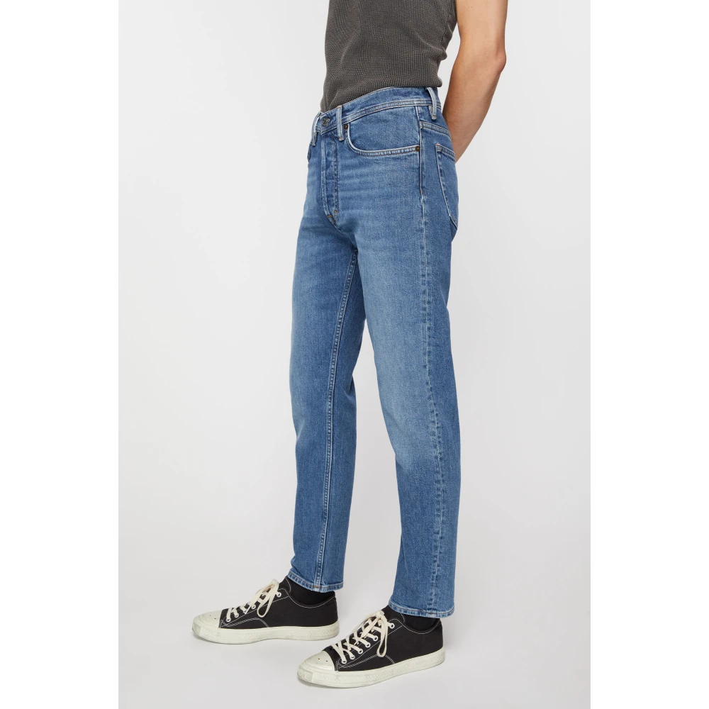Acne Studios Blauwe River Mid Jeans Blue Heren