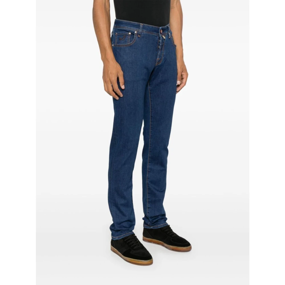 Jacob Cohën Stijlvolle broek voor mannen Blue Heren