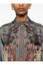 chemise-soie-multicolore-col-classique