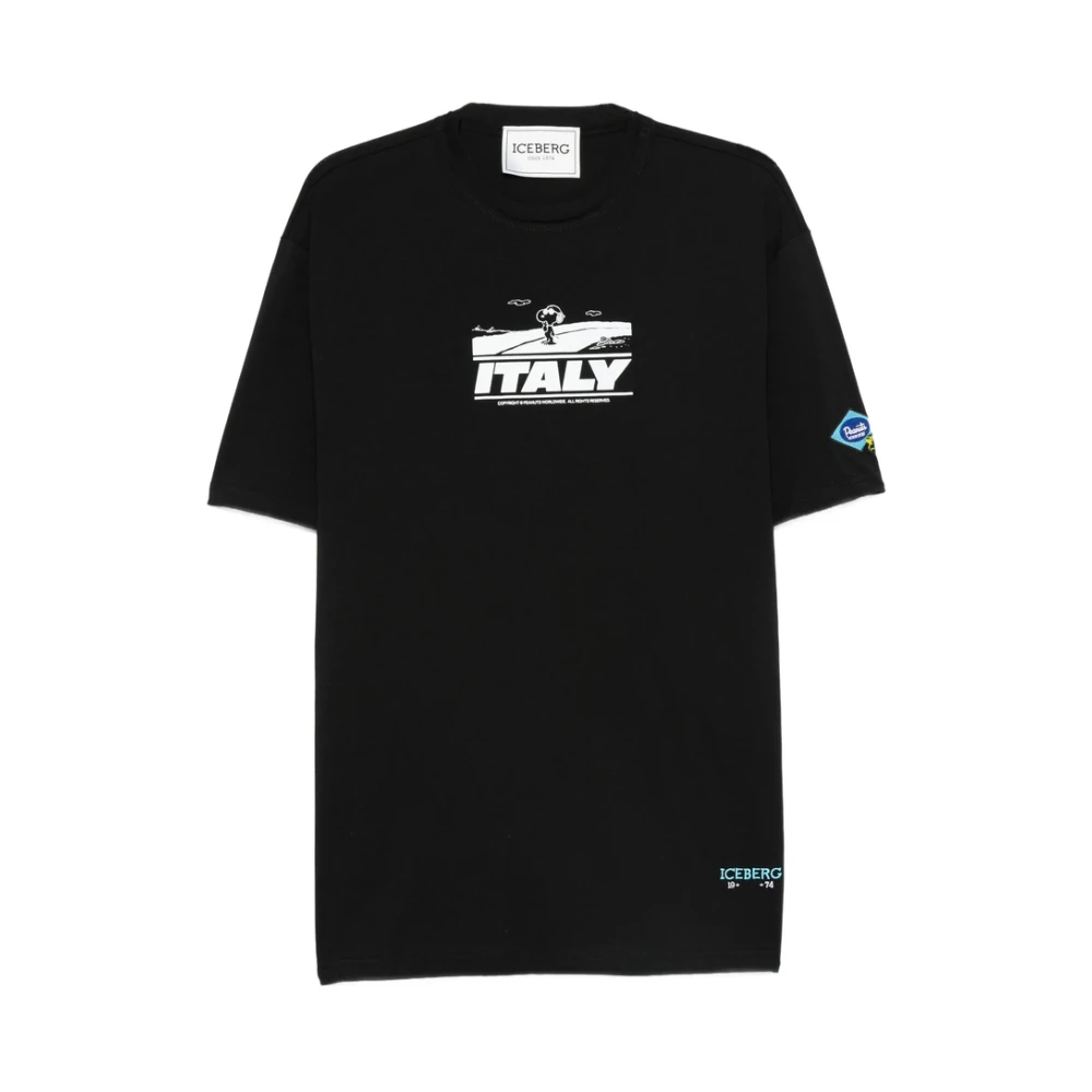 Iceberg - Tops > T-Shirts - Black - Iceberg - Modalova