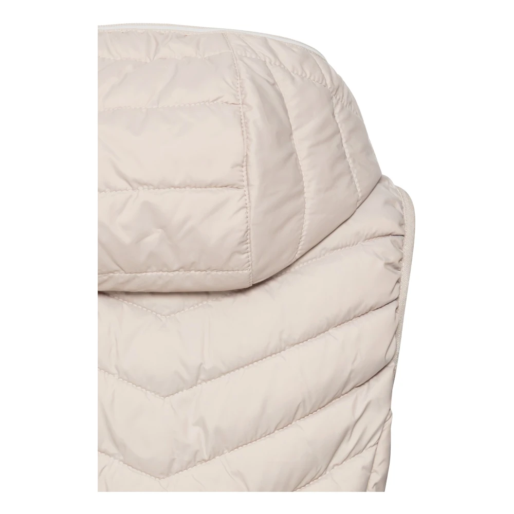 camel active Gerecycled Polyester Puffer Vest Beige Dames