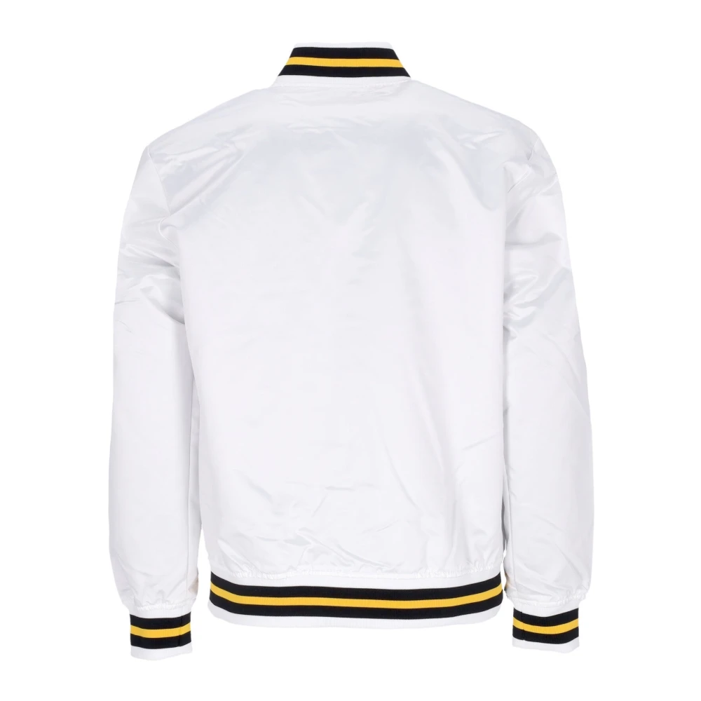 Mitchell & Ness Pittsburgh Steelers Bomberjack Wit White Heren