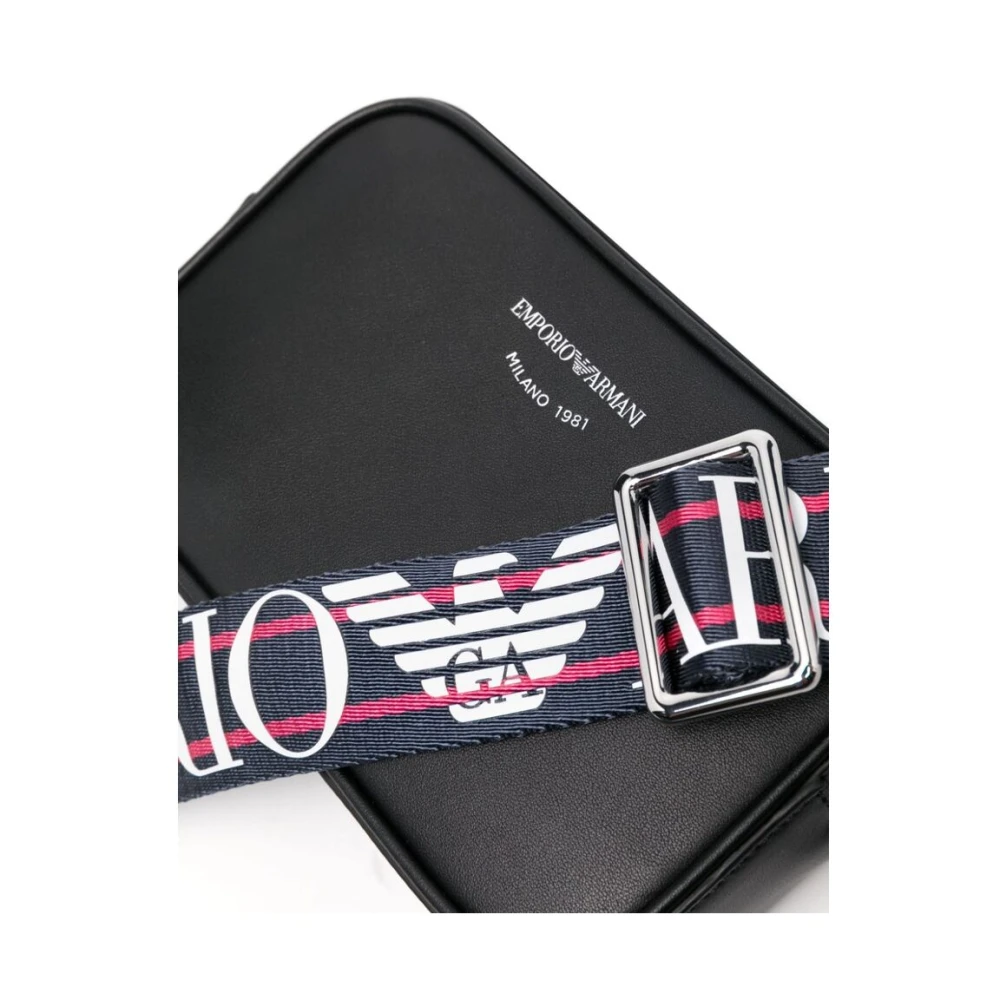 Emporio Armani Zwarte Schoudertas van Kunstleer Black Dames