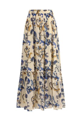 paisley-print-ruffle-detail-long-skirt