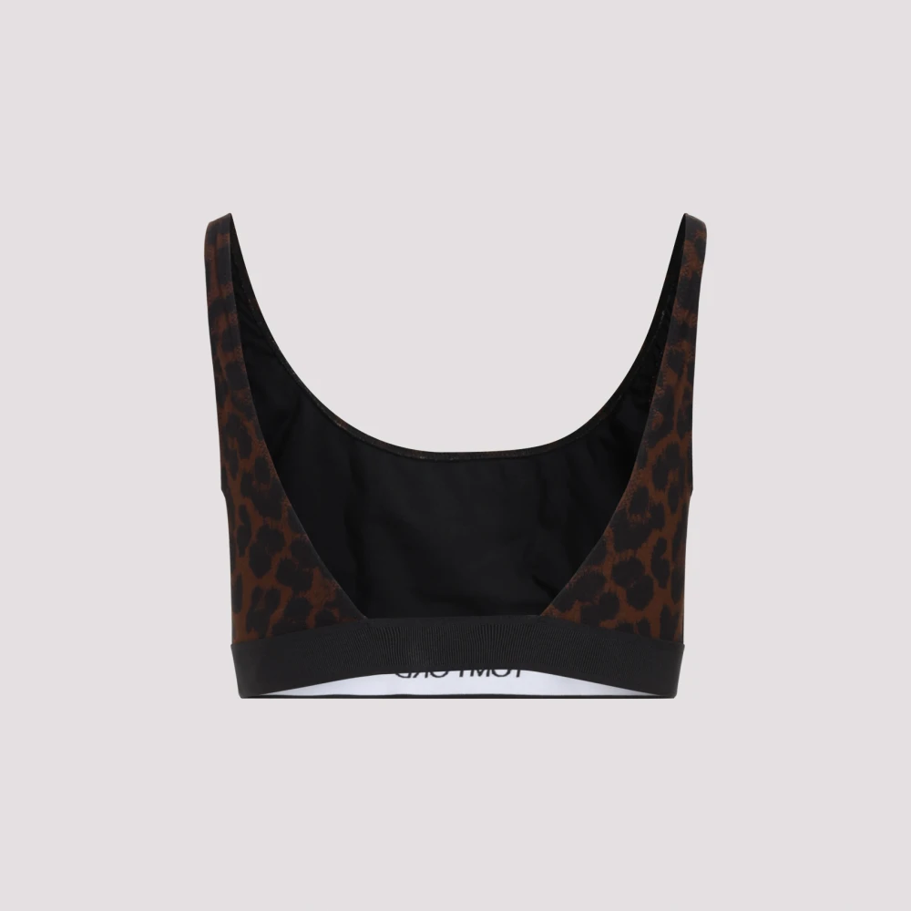 Tom Ford Luipaardprint Bralette Brown Dames