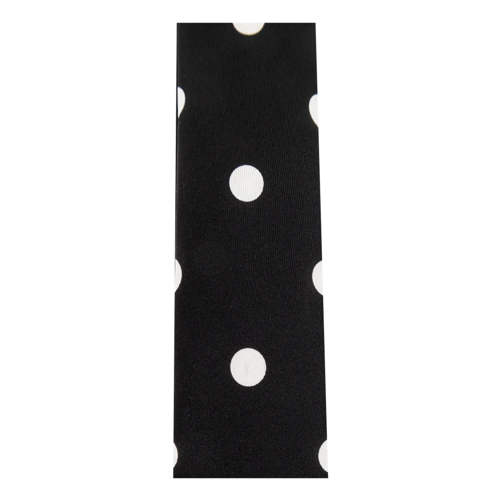 Moschino Zijden stropdas Black Heren